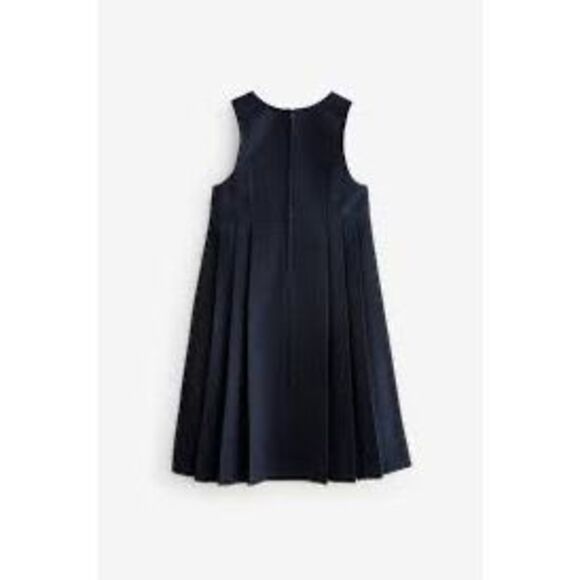 CABI Women’s Black Sleeveless Empire Waist Pleated Flapper Dress Size 8 Style #2 - Picture 2 of 7